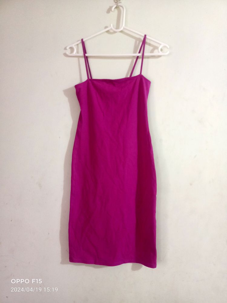 Pink Bodycon Dress For Women/Girls
