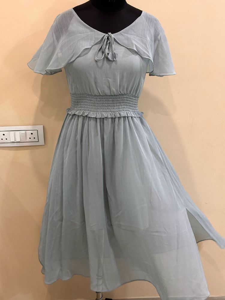 Flowy Light Blue Dress