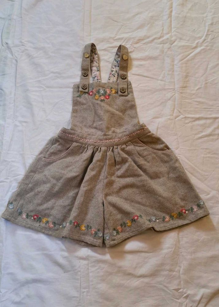 Floral Embroidered Baby Romper