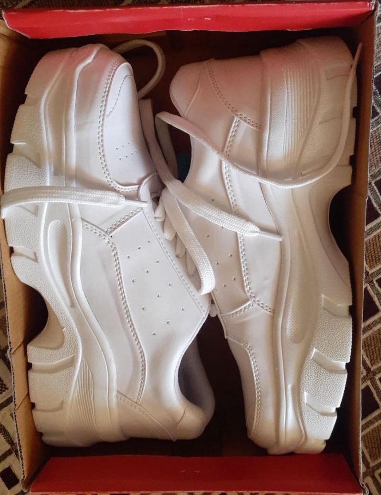 White Platform Sneakers
