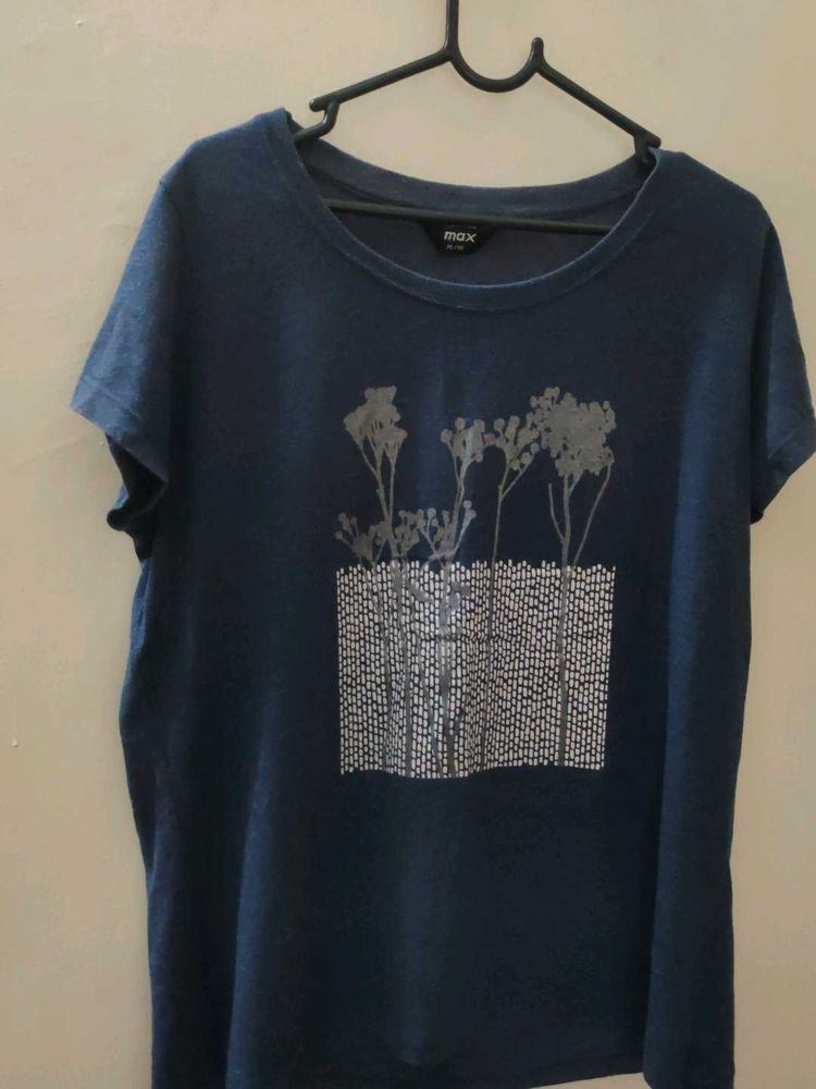 Blue Graphic T-Shirt