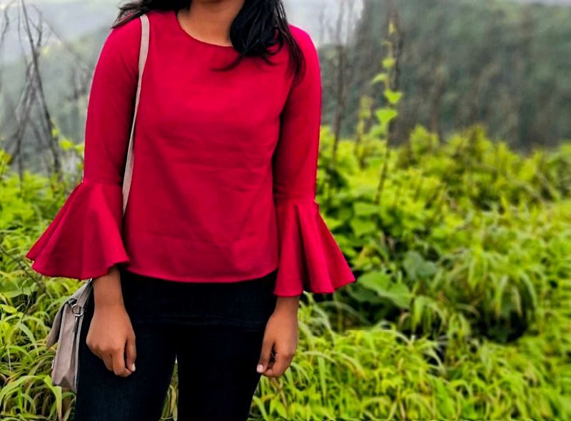 Marron Color Top