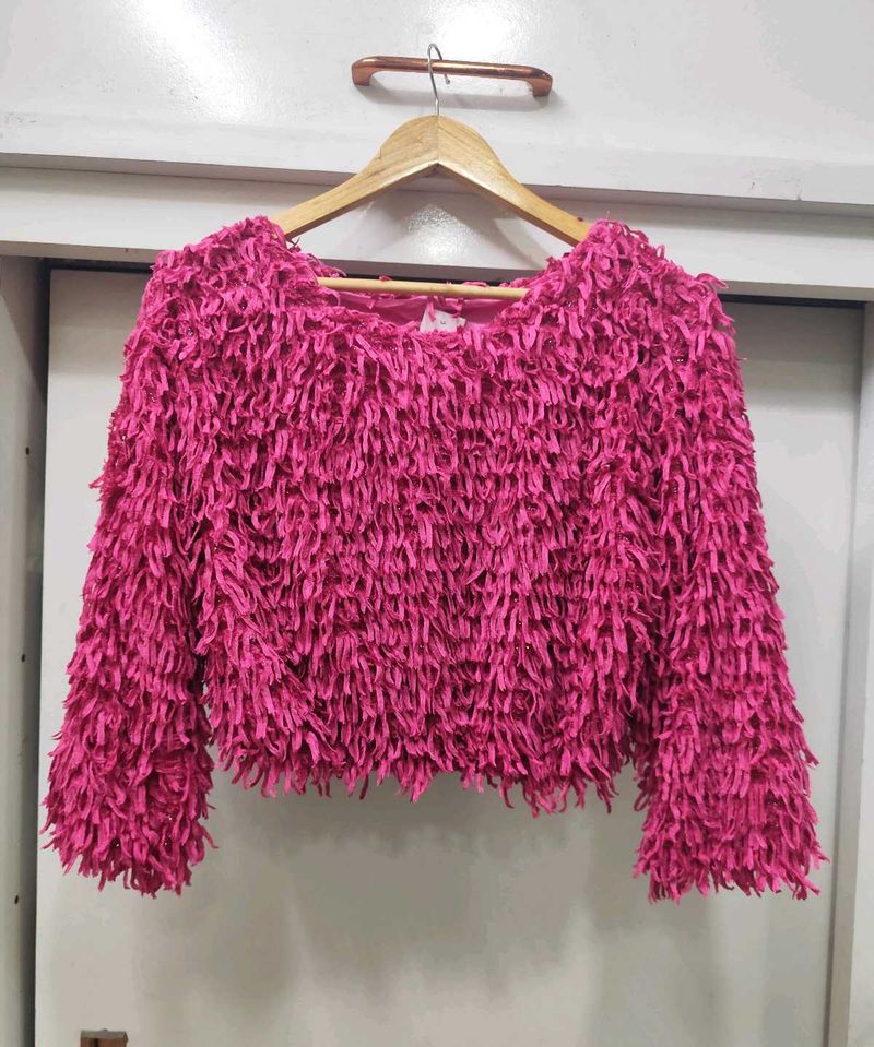 Imported Fashion Tassel Crop Top