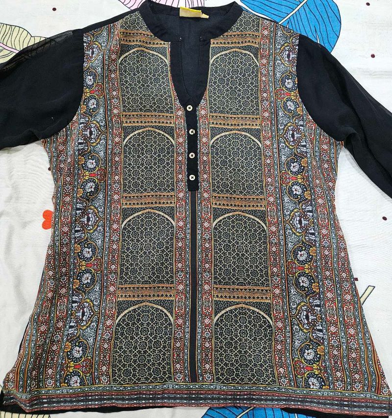Patterned Tunic Top/Kurti
