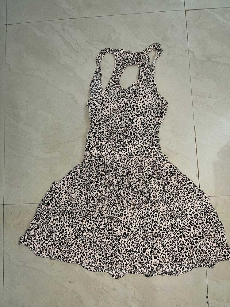 Leopard Print Mini Dress