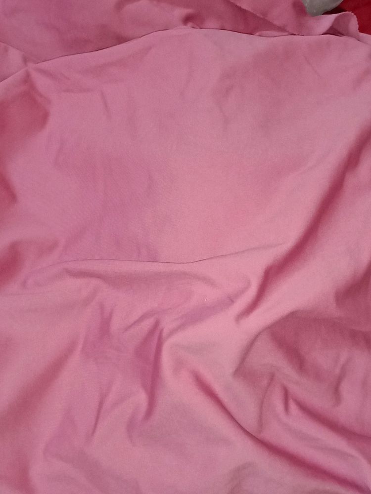 Zuric Lycra Plain Fabric -pink Colour