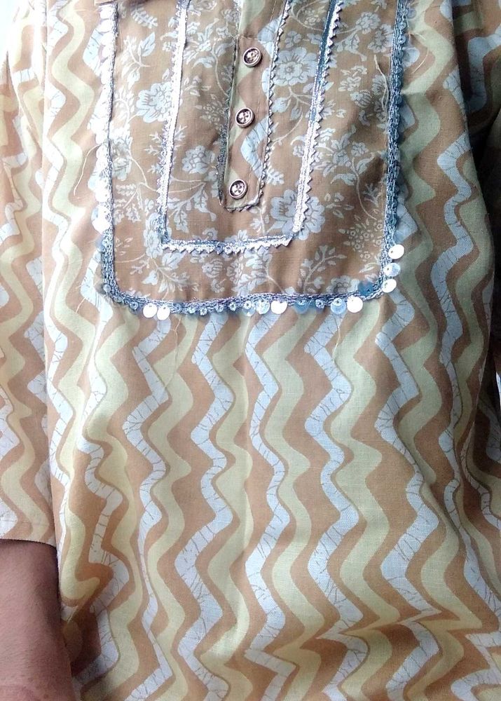 Elegant Printed Kurta