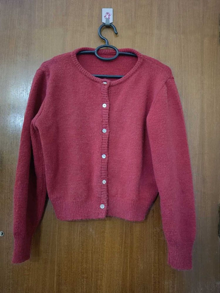 Pinteresty Red Cardigan