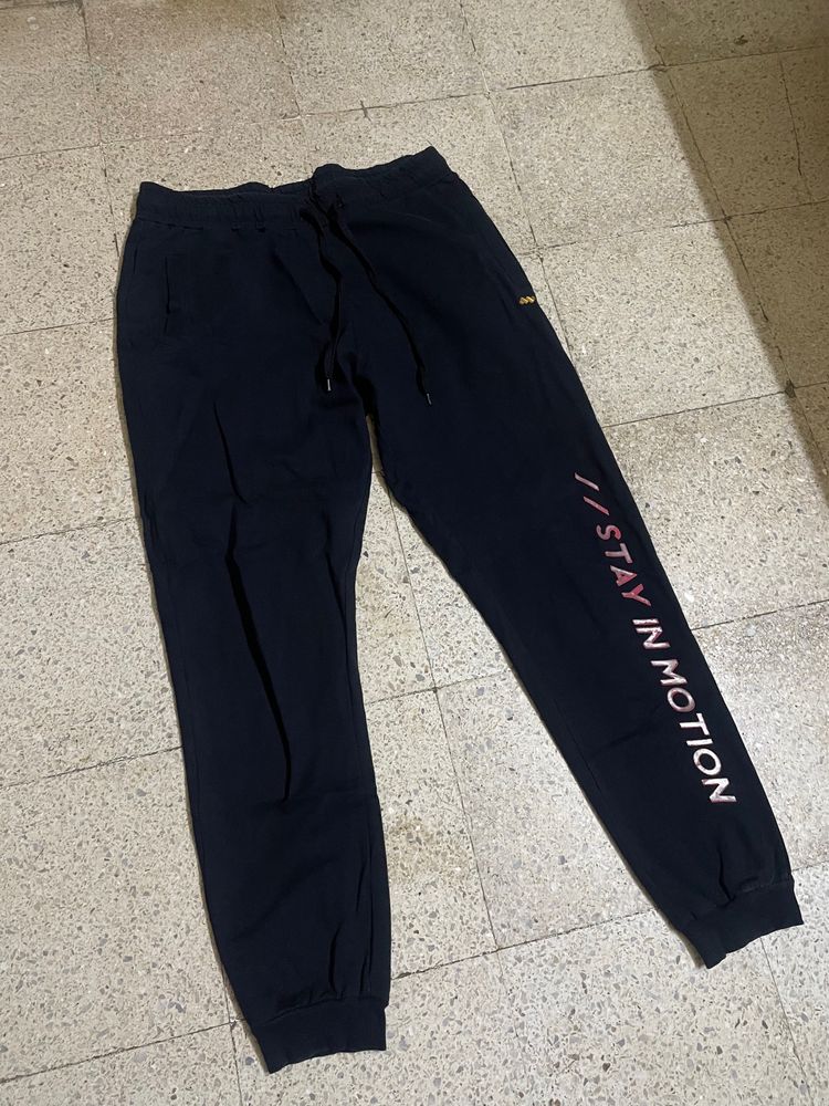 Black Active Wear Joggers
