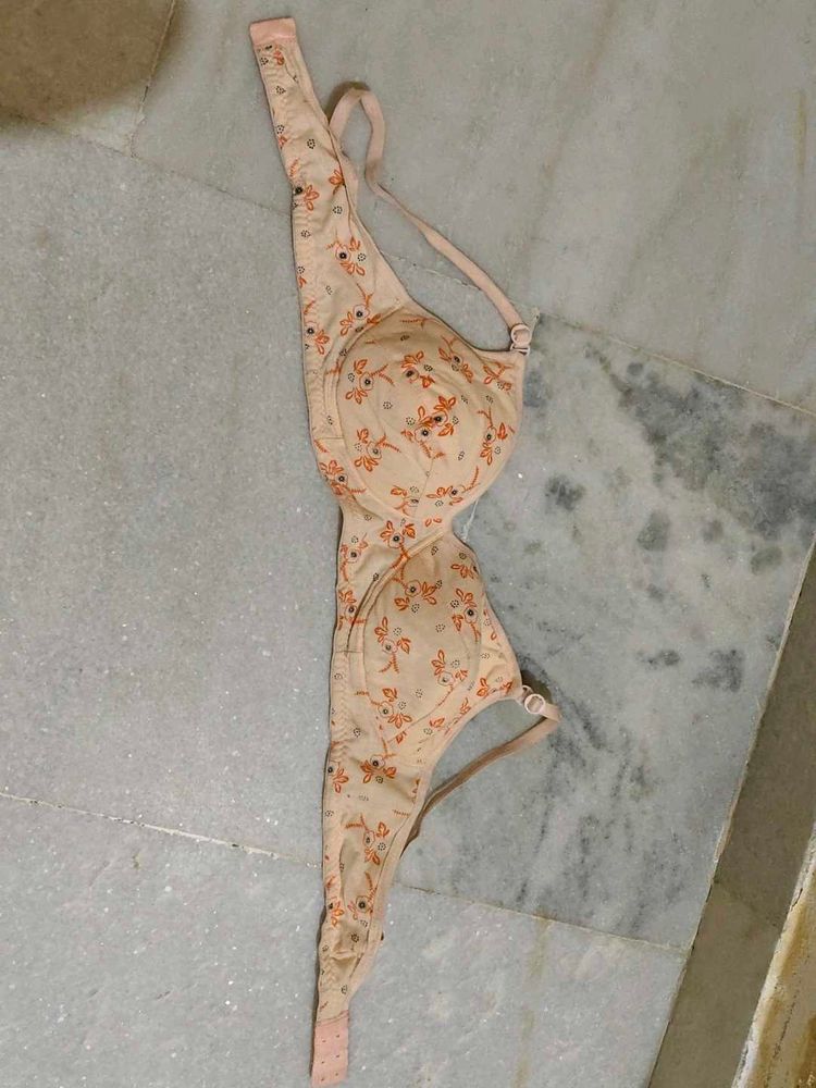 Floral Print Bra