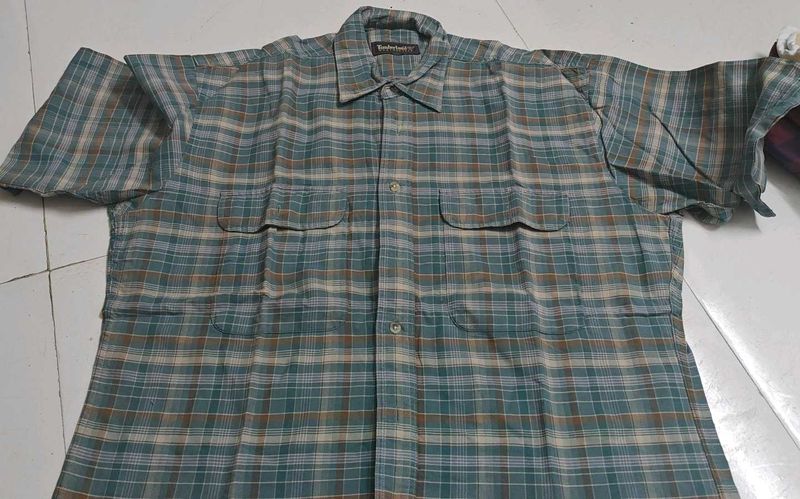 Timberland Plaid Button-Down Shirt