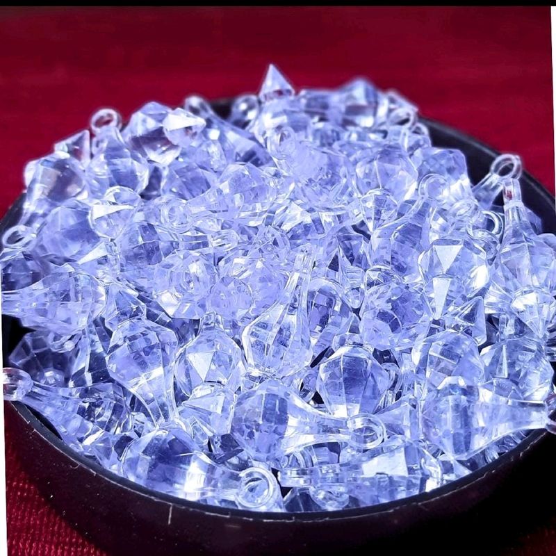 White Latkan Pack Of 50 Piece