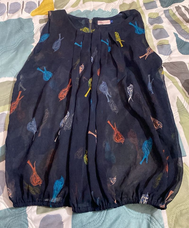 Navy Blue Top