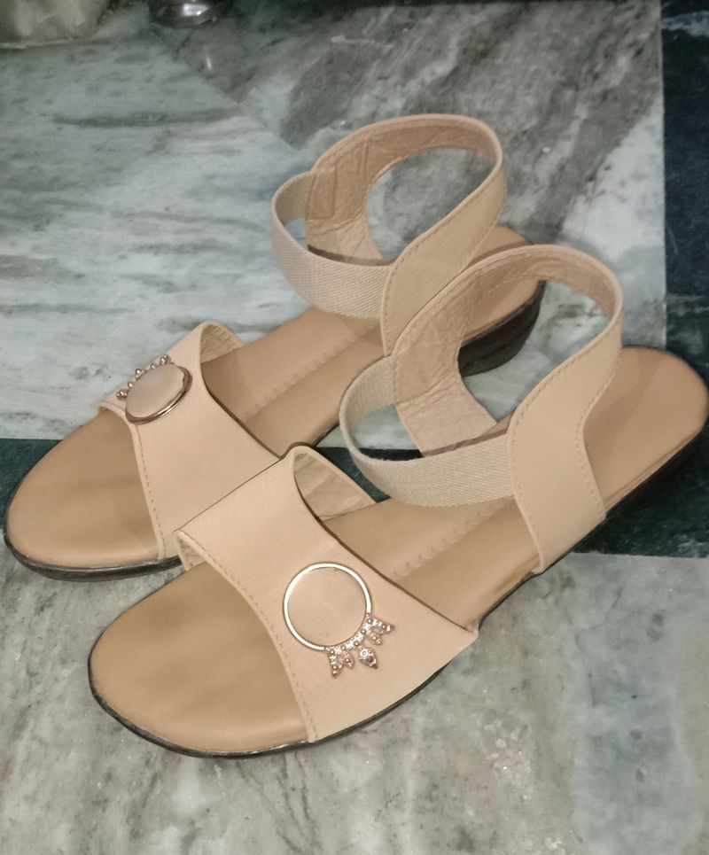 Tan Coloured Flats.