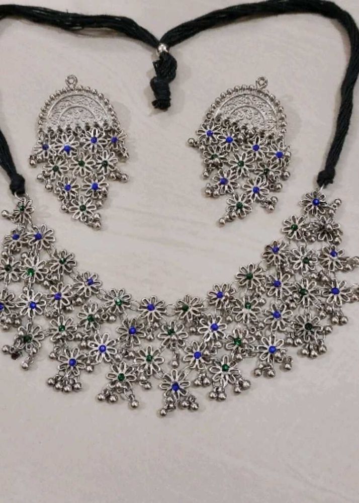 Alloy Necklace And Earrings Set ✨🩷🎀