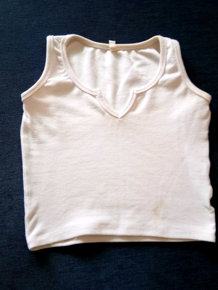 Crop White T-shirt