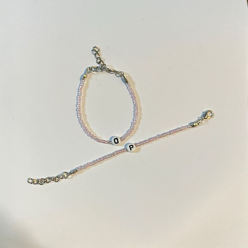 Beaded Initial Bracelet [Customisable]
