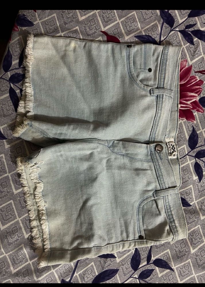 Combo Of Denim Shorts And Top Sale Lowest Price
