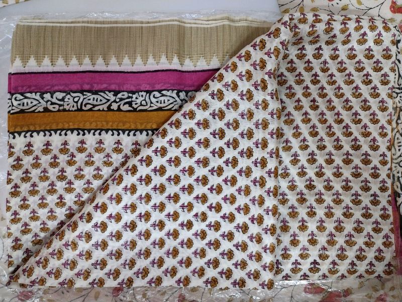 Pure Chanderi Silk Cotton Saree