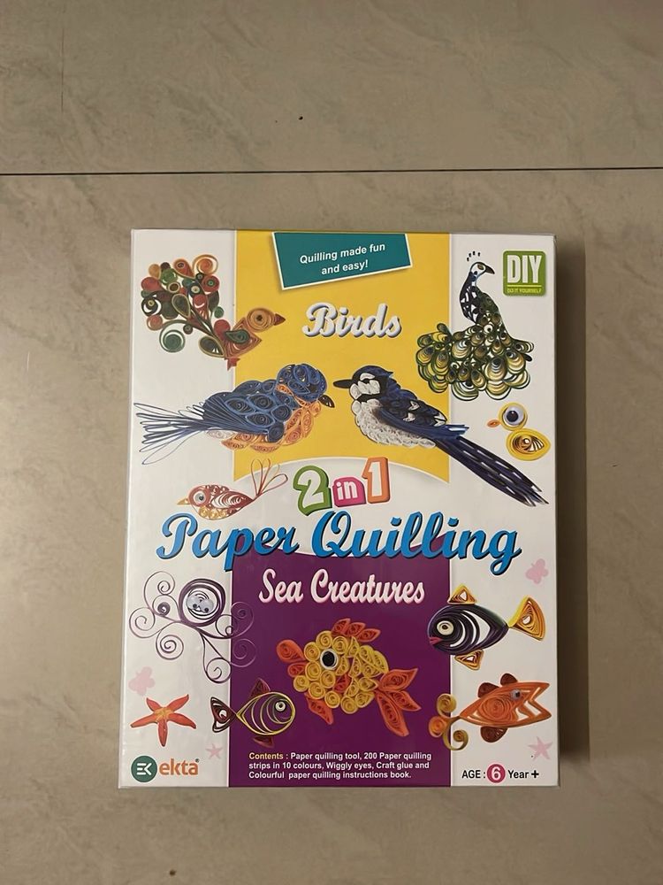 Paper Quilling Kit: Birds &amp; Sea Creatures