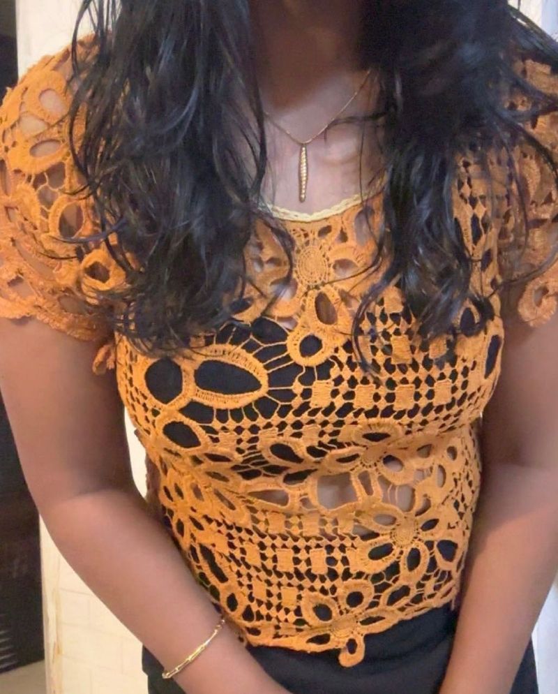 Floral Lacey Top
