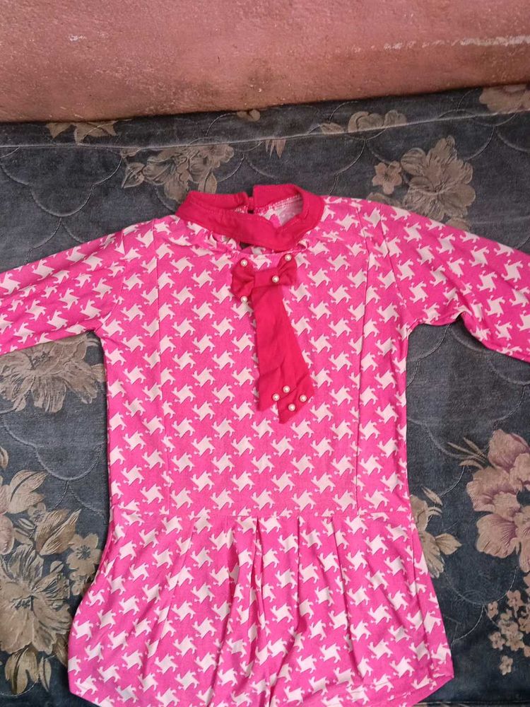Girls&#39; Pink Unicorn Dress