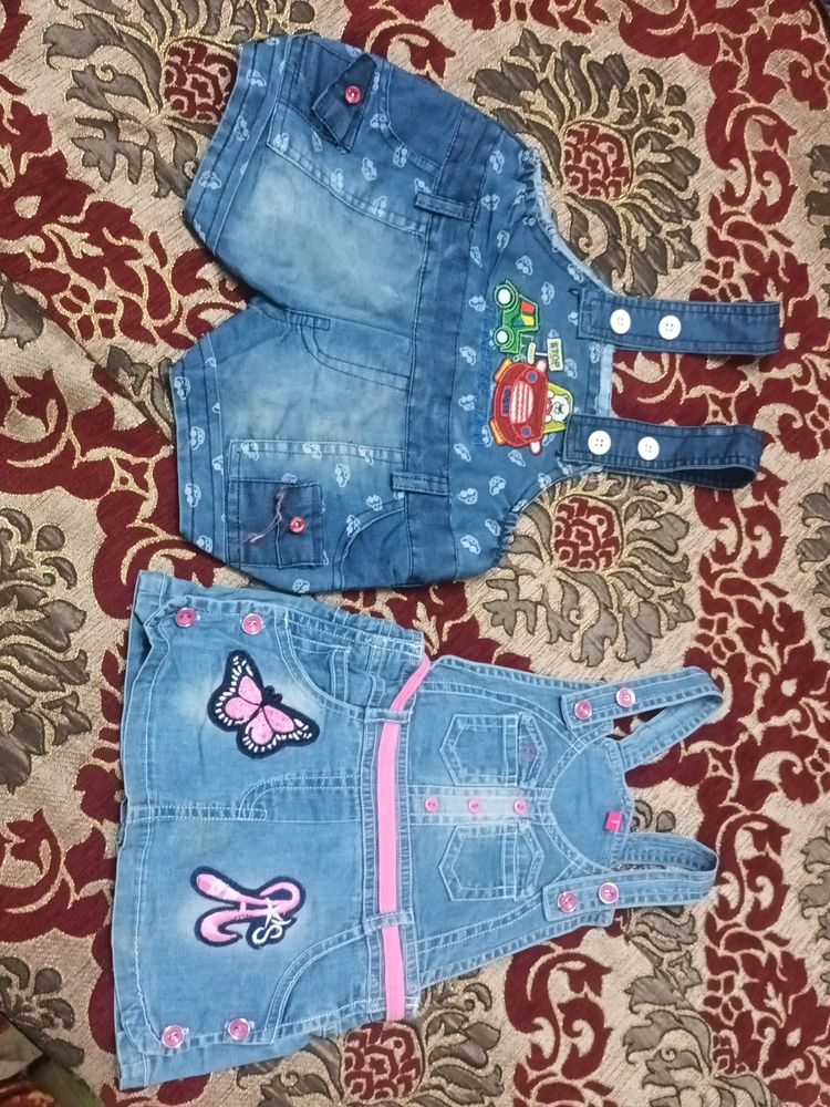 Baby Dungrees Combo
