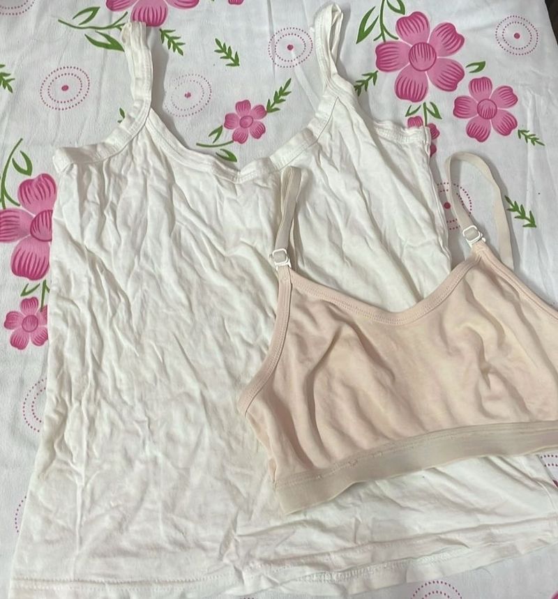Tank Tops &amp; Bra Set