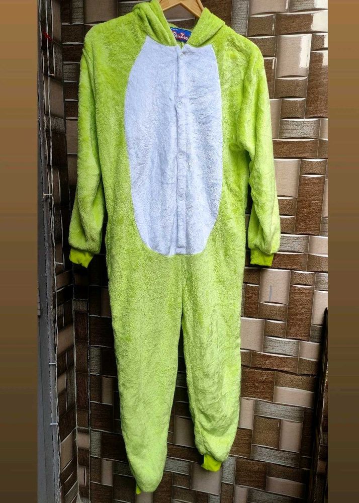 Fun Green woolen jumpsuit for women&#39;s