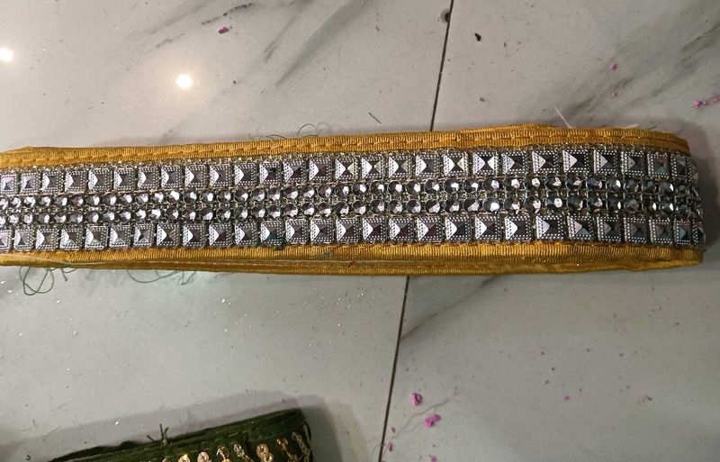 Embellished Fabric Trim