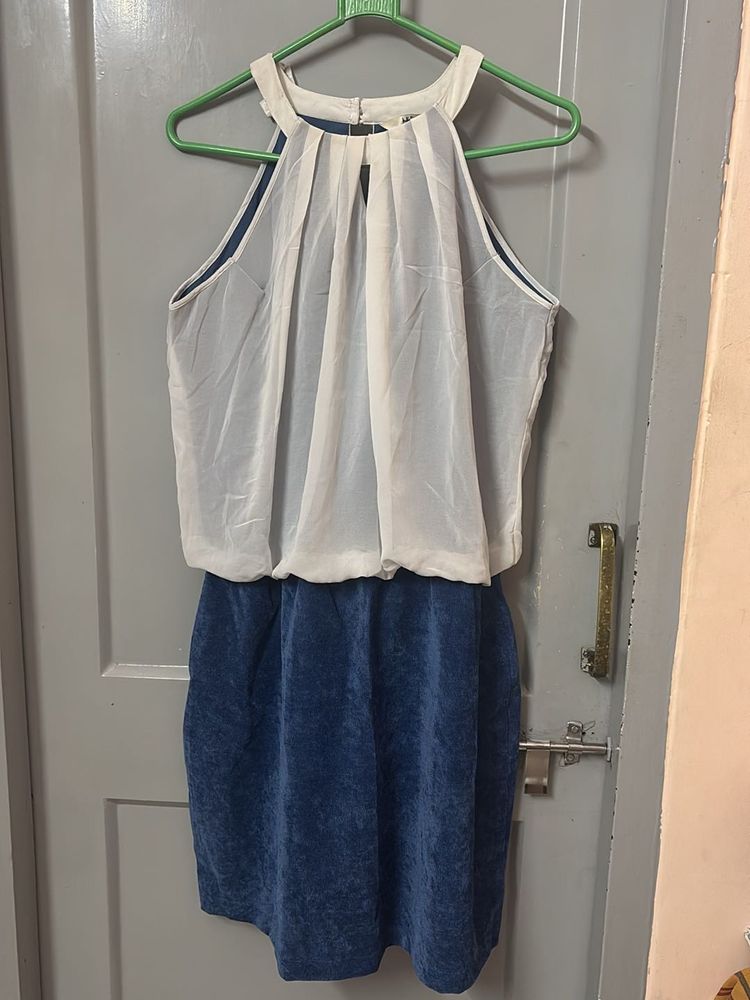 Halter Neck Short Dress