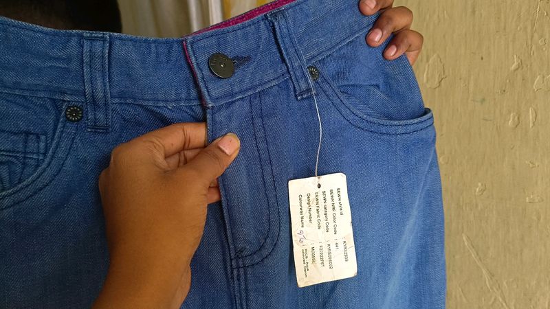 Blue Denim Skirt