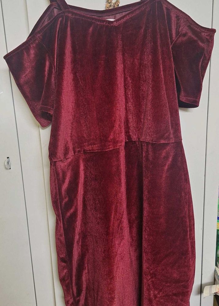 velvety dress