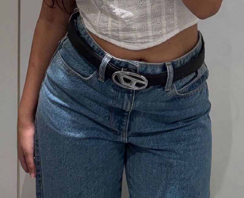 Y2K/Streetwear Diesel Belt Vintage Korean Fashion