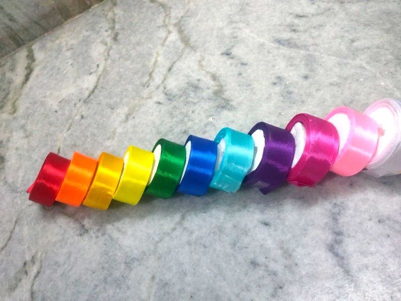 Colourful Satin Ribbion 🎀🌈