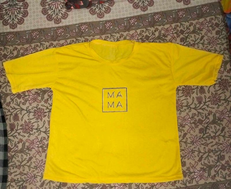 Yellow &#39;Mama&#39; T-Shirt