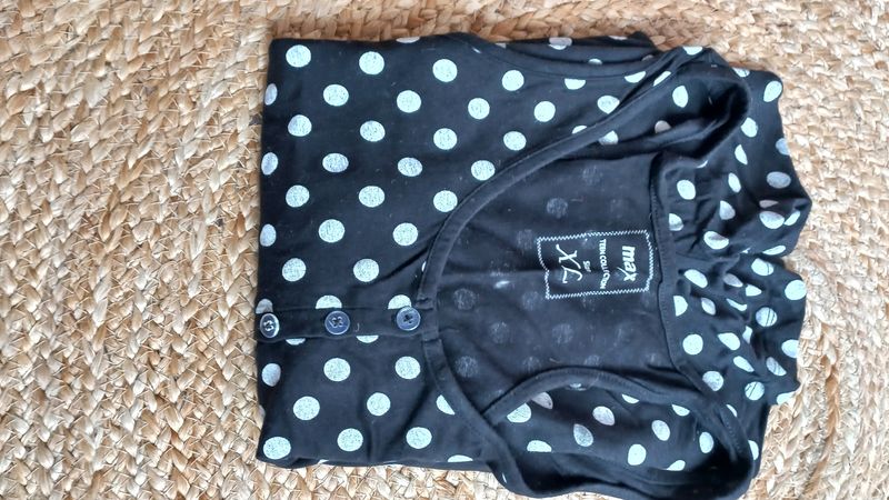 Polka Dot Top - Size XL