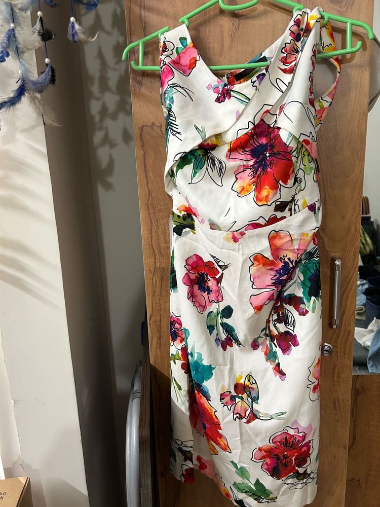 Floral Print Sleeveless Dress