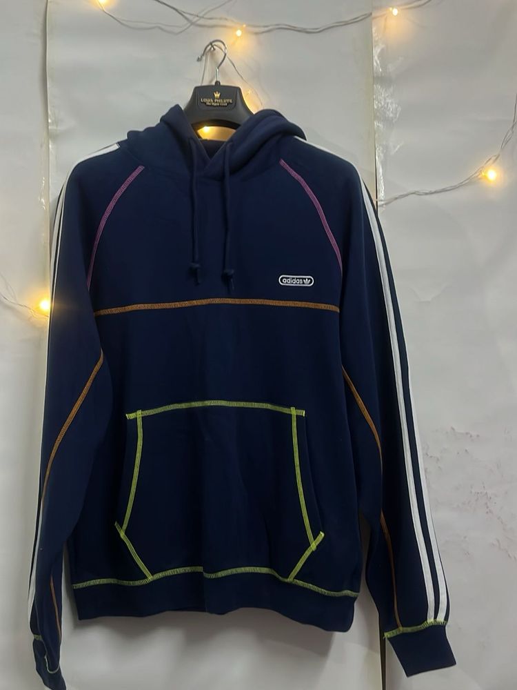 Adidas Navy Blue Hoodie