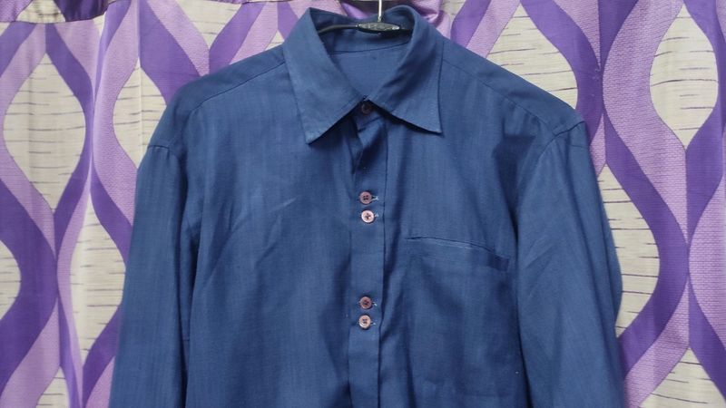 Dark Blue Shirt