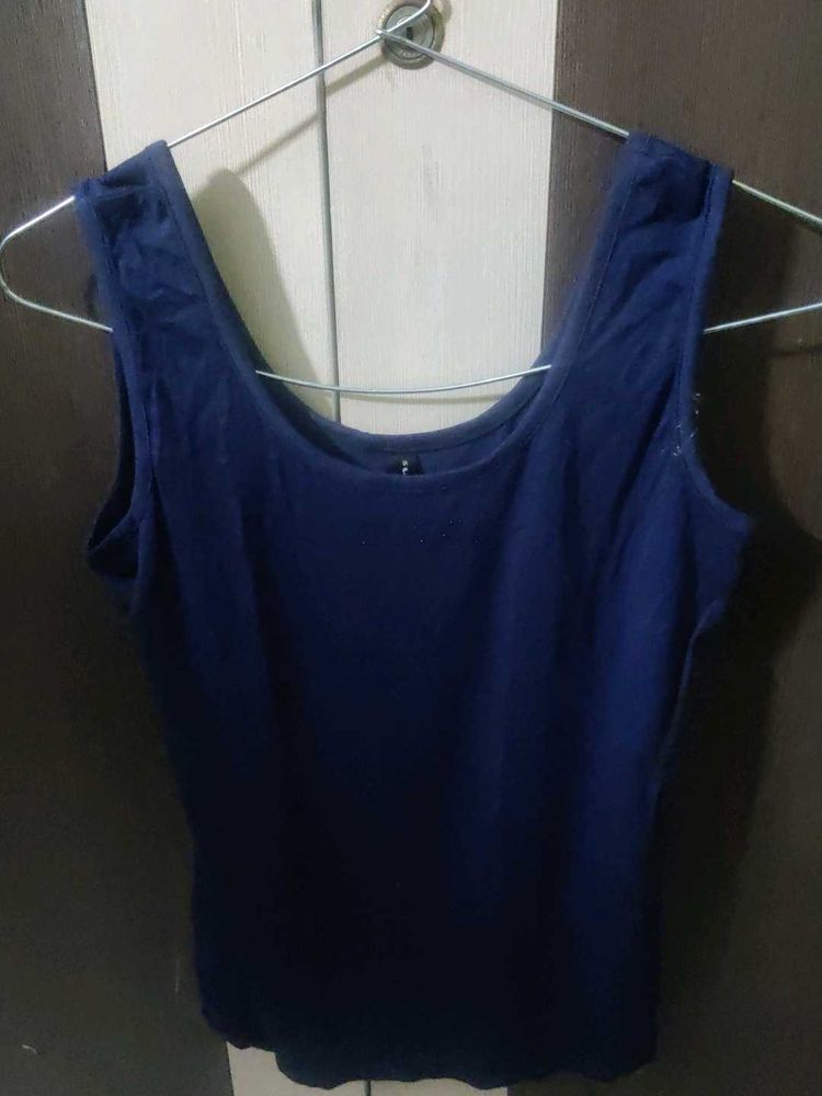 Navy Blue Tank Top