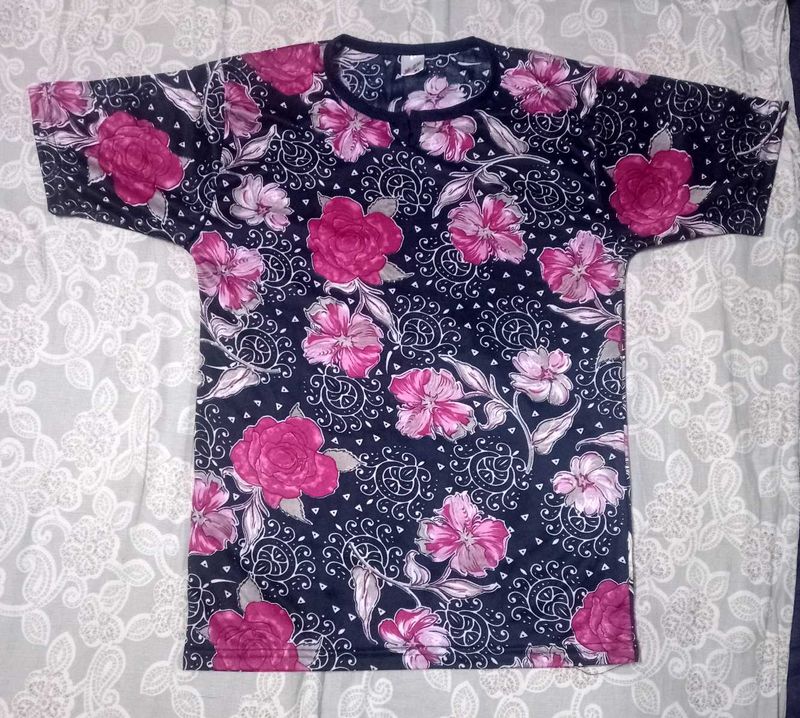 Floral Print T-Shirt
