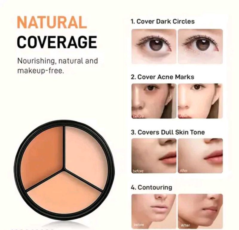 LIMPACT Beauty HD 3 In 1 Concealer Palette