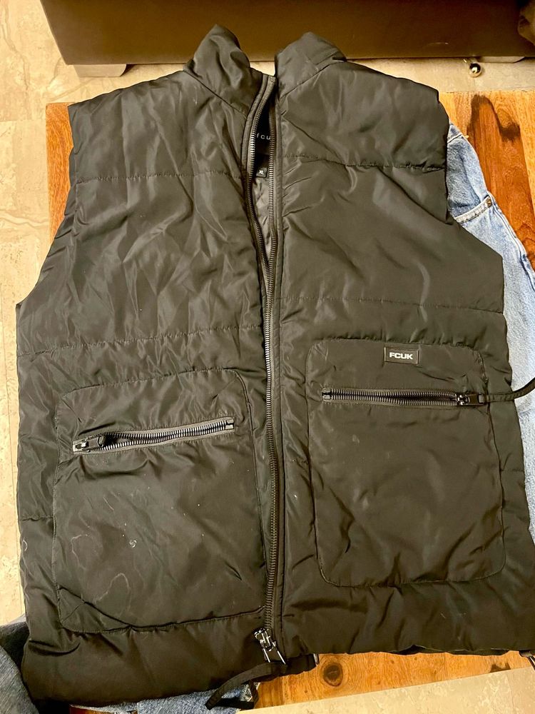 FCUK Black Padded Jacket