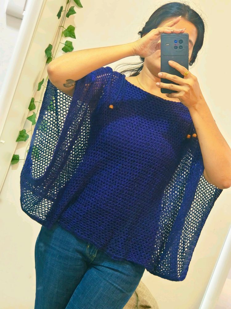 Stylish Purple Woolen Top