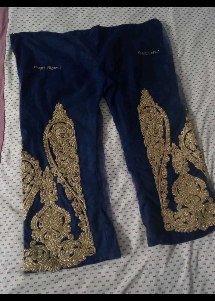 Beautiful blue kurta with plazo fully new 🥰