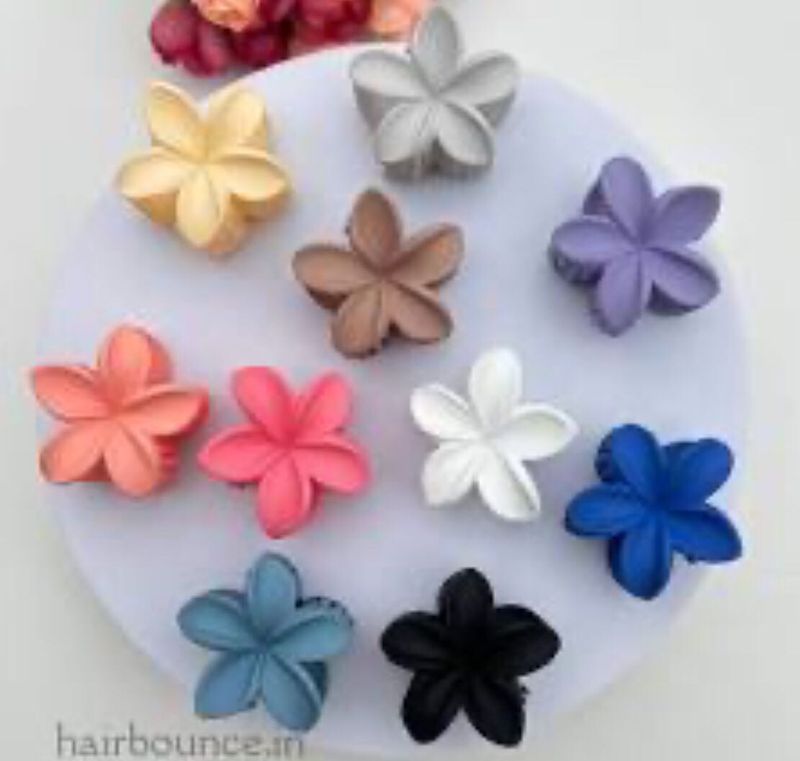 Flower Hair Claw Clips - Assorted Colors
