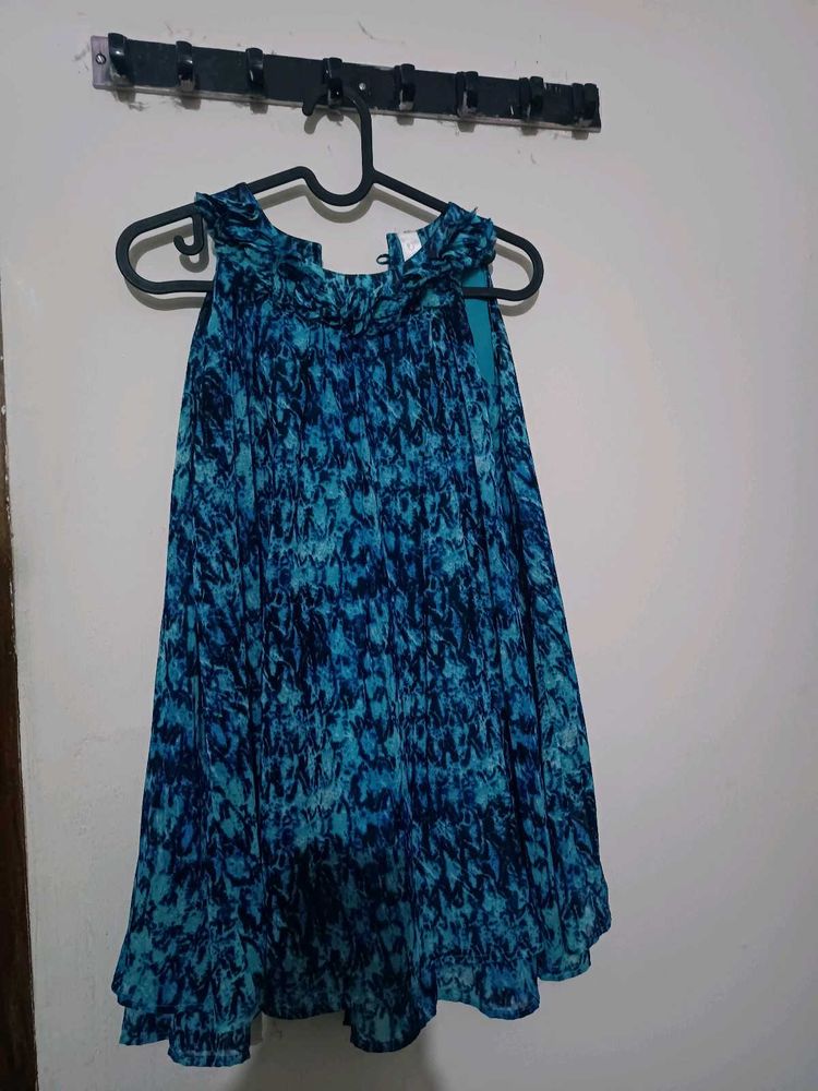 Cute Blue Girls Dress