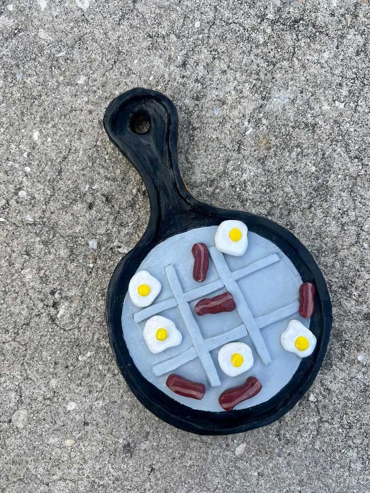 Breakfast 🍳 🥓 Themed Tic Tac Toe Set
