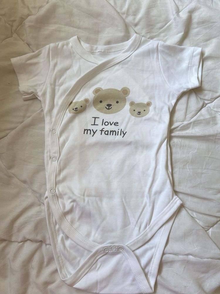 Bear Family Baby Onesie